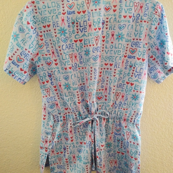 Scrub Top - (2/$10) Small Button Down - Picture 4 of 11